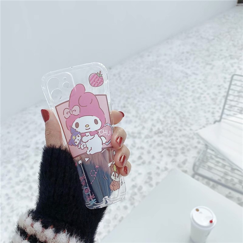 Ốp điện thoại mềm in hình melody thích hợp cho Iphone 12/13 Pro Max 7plus 8plus X Xr 11 Promax Xs Max Se2 I7 / 8