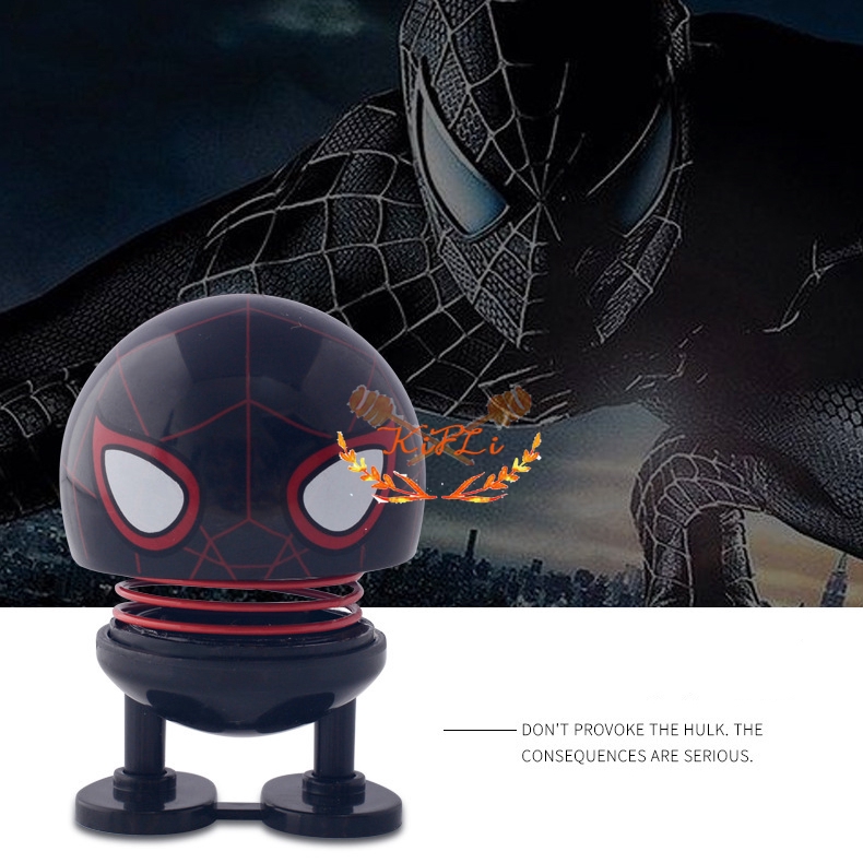 Búp bê biểu tượng cảm xúc Per Mini Lắc The Avengers Head Biểu tượng cảm xúc Mùa xuân lắc Mini