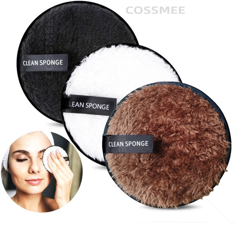 Miếng Bông Tẩy Trang Bằng Cotton Lông Tự Nhiên Có Thể Tái Sử Dụng