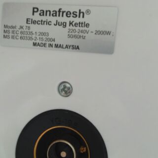 Ấm siêu tốc nhựa Panafresh