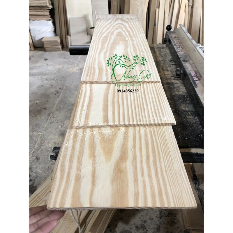 Tấm gỗ thông Dài 40cm x Rộng 30cm