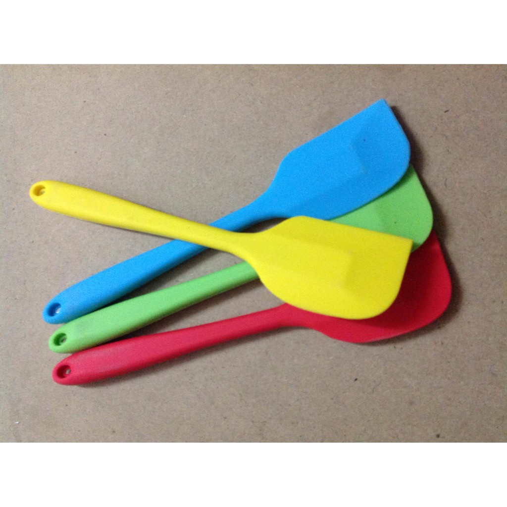 Vét bột Spatula silicon ⚡ HÀNG LOẠI 1 ⚡ phới vét bột cán đúc chống dính tốt, linh hoạt hơn bất kì loại thìa