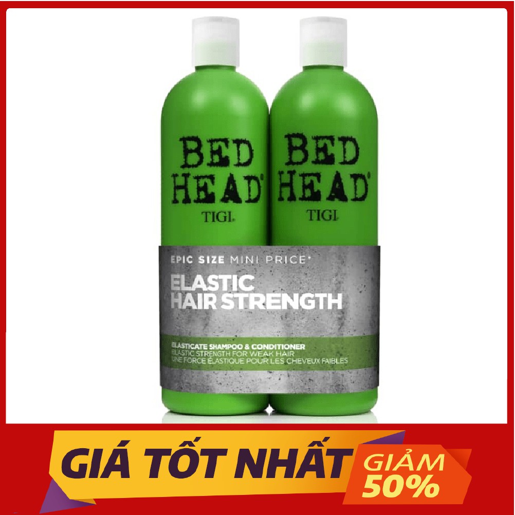 [ TIGI ]DẦU GỘI TIGI XANH DẠ QUANG TIGI BEAD HEAD ELASTICATE 750ML