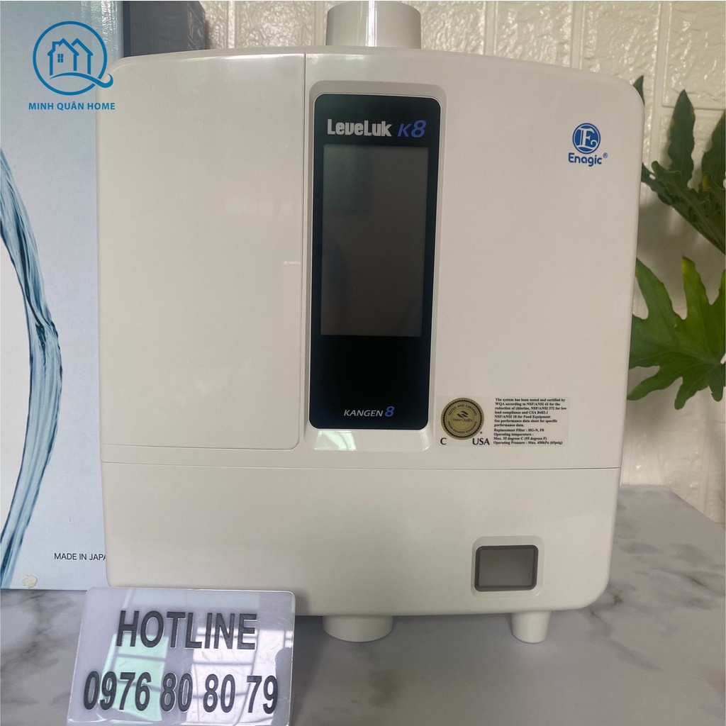 Máy lọc nước Kangen LEVELUK K8❤️kèm quà tặng❤️ Máy điện giải tạo ion kiềm Kangen Leveluk K8 -hãng Enagic