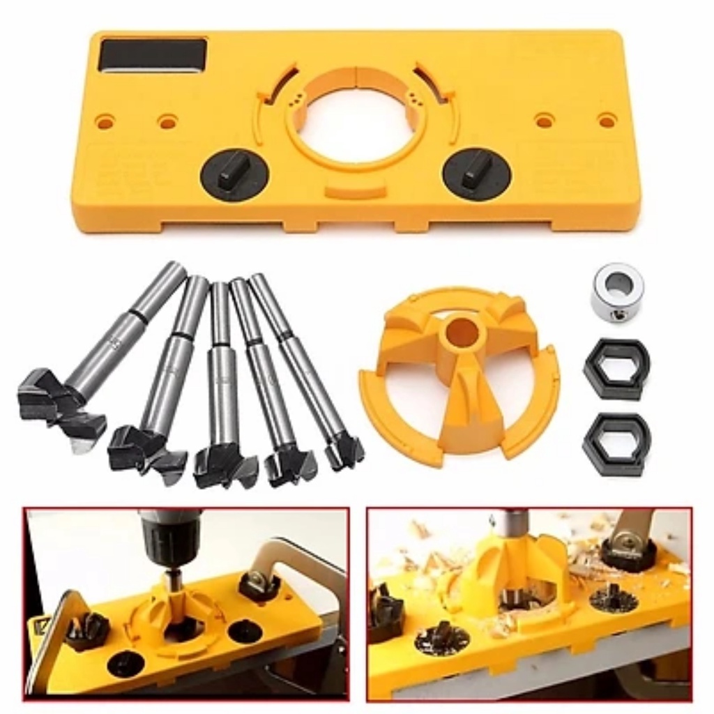 Mũi Khoét Gỗ Lỗ Tròn, Mũi Khoét Bản Lề (16mm_60mm)