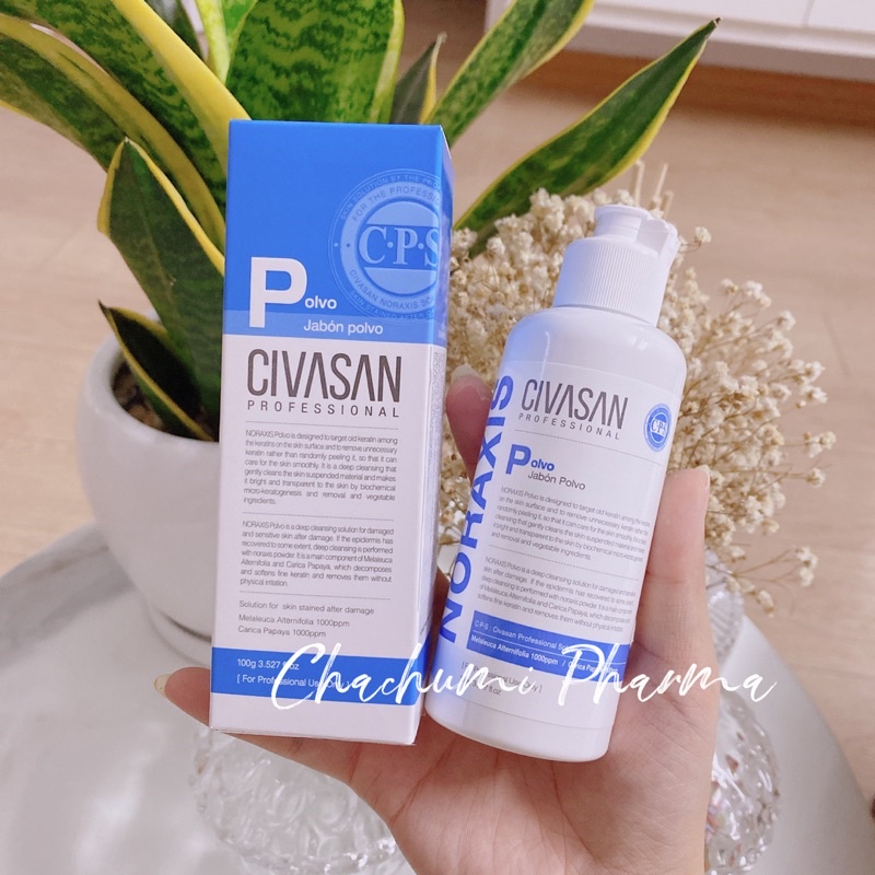 Tẩy da chết civasan enzyme noraxis polvo