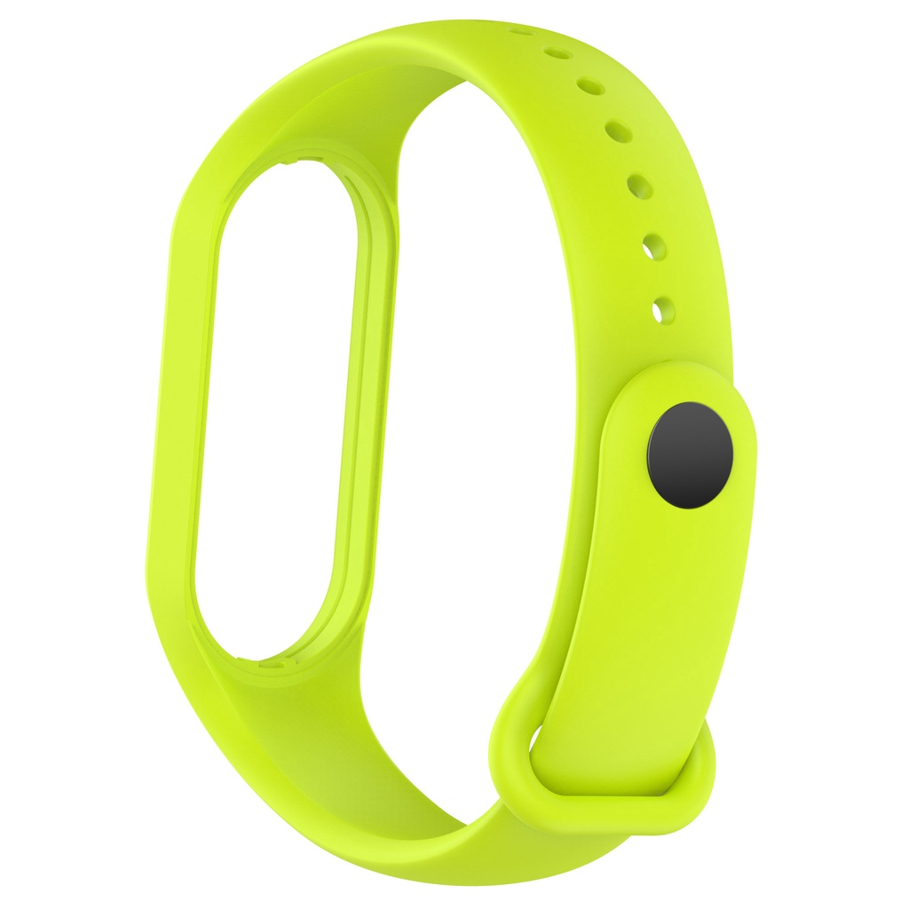 Dây Đeo Thay Thế Chất Liệu Silicon Màu Trơn Cho Xiaomi Miband 7