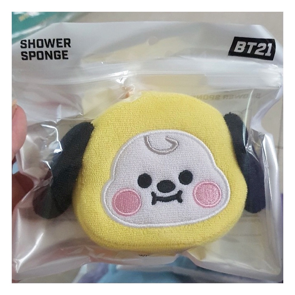 BÔNG TẮM TẠO BỌT BIỂN BT21 BABY BOWL SHOWER SPONGE BATH Beens Company