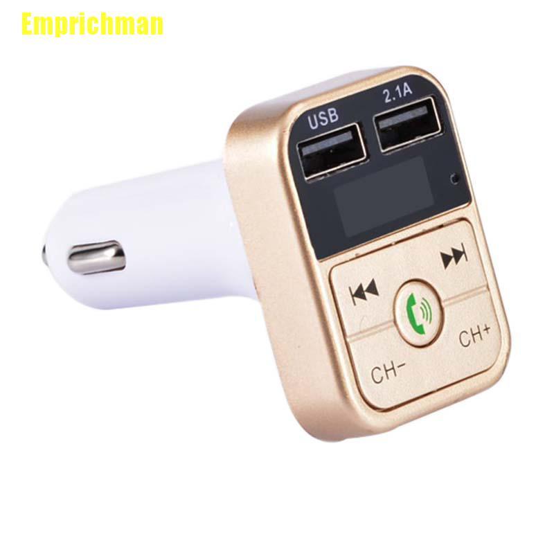 Bộ Phát Sóng Fm Bluetooth Không Dây Cho Xe Hơi Mp3 Hỗ Trợ Thẻ Tf