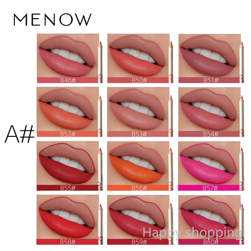 (Hàng Mới Về) Set 12 Chì Kẻ Viền Môi Lì Màu Sắc Thời Trang | BigBuy360 - bigbuy360.vn