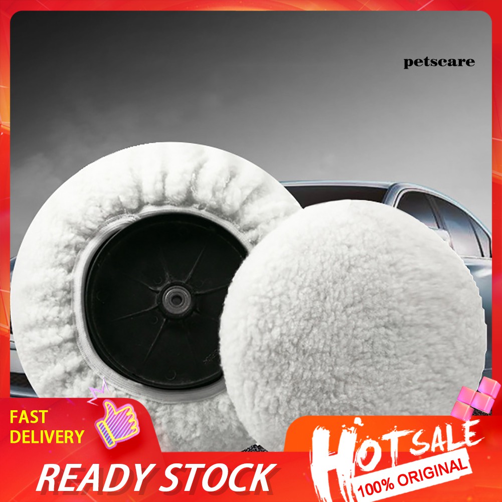 Bộ 2 Vỏ Bọc Đầu Máy Đánh Bóng Xe Hơi Bằng Sợi Microfiber