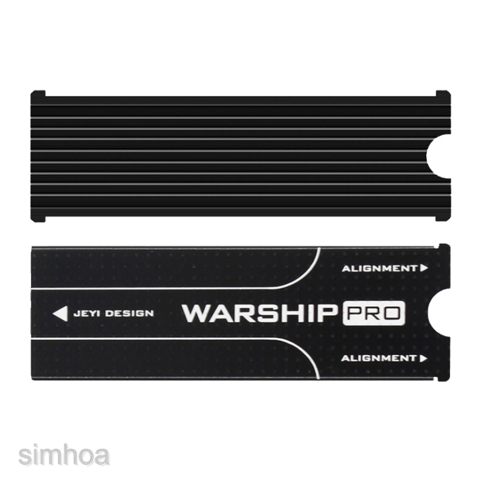 Bộ Tản Nhiệt Bằng Nhôm Màu Đen Chuyên Dụng Cho PCIe NVMe M.2 2280 SSD w