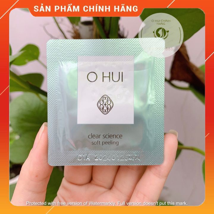 Combo 10 Gói Tẩy Tế Bào Chết Ohui Clear Science Soft Peeling 1ml