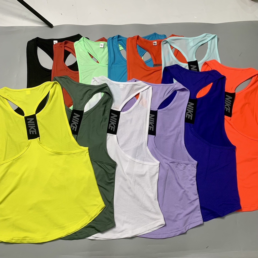 Áo tập gym nữ, áo tanktop vải thun lưới thông thoáng mồ hôi, phong cách thể thao cá tính