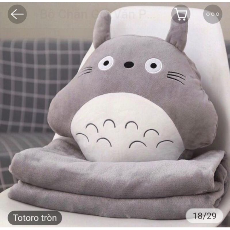 Bộ chăn gối hình thú tròn đáng yêu - hình qua-hình các con vật