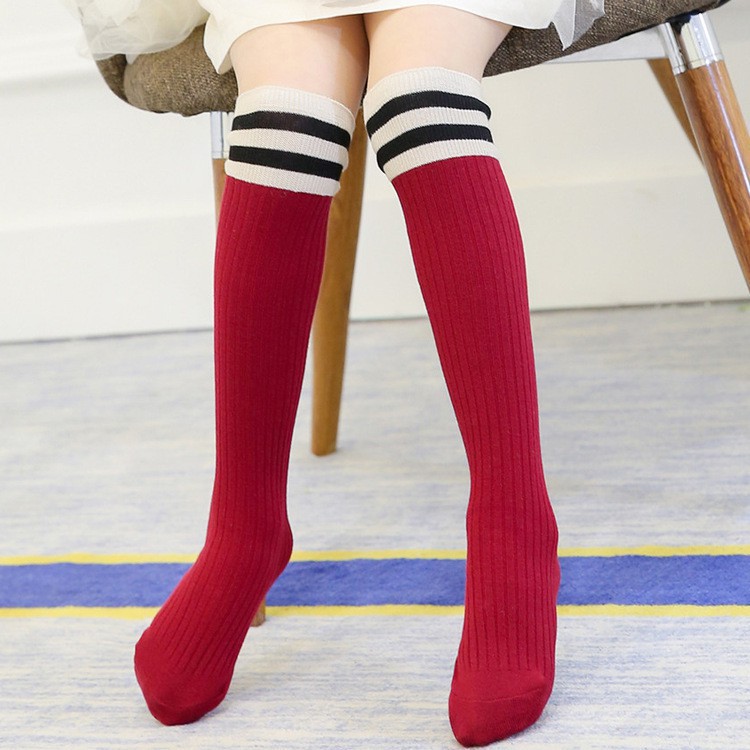 Vớ len cao cổ đến bắp chân cho bé gái từ 5 đến 10 tuổi (Ảnh thật).