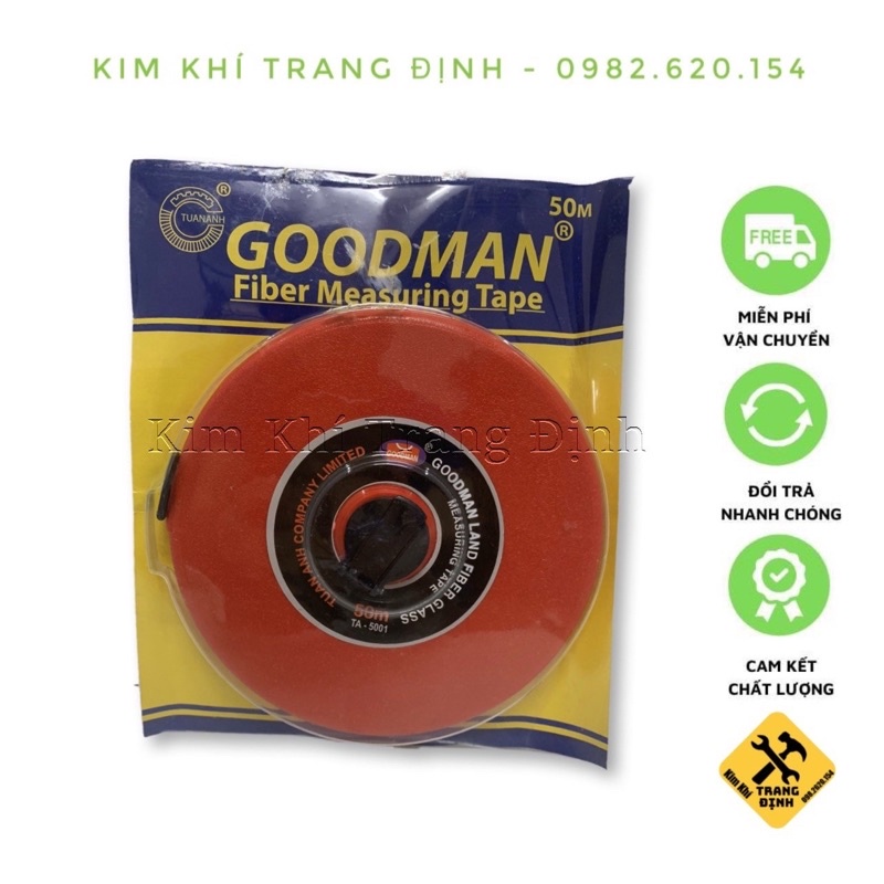 Thước cuộn 10m, 20m, 30m,50m GOODMAN