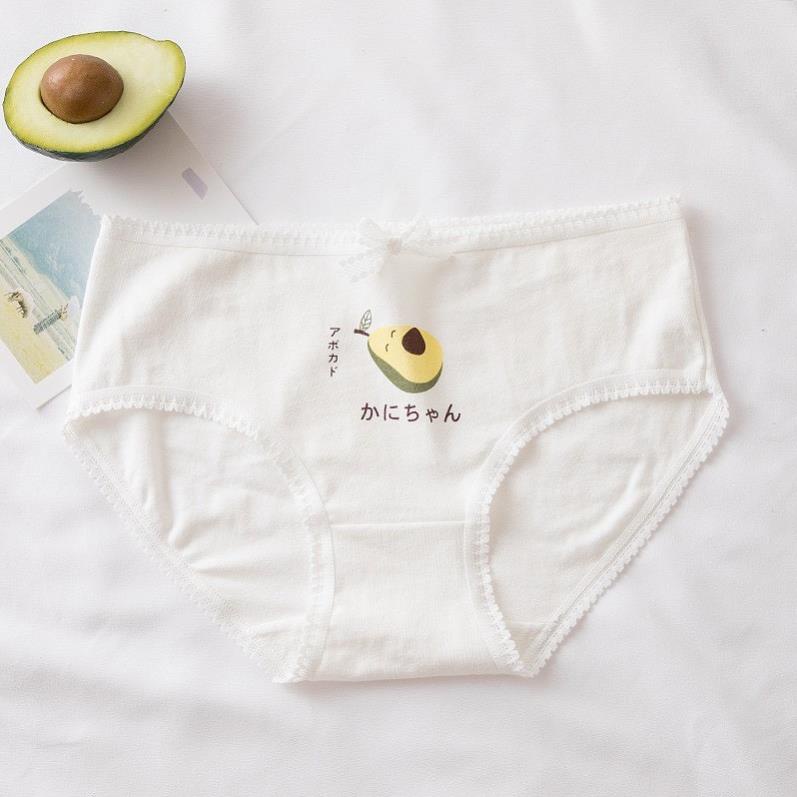 QUẦN LÓT COTTON QUẢ BƠ SIÊU KUTE ( Được chọn màu) - LADY