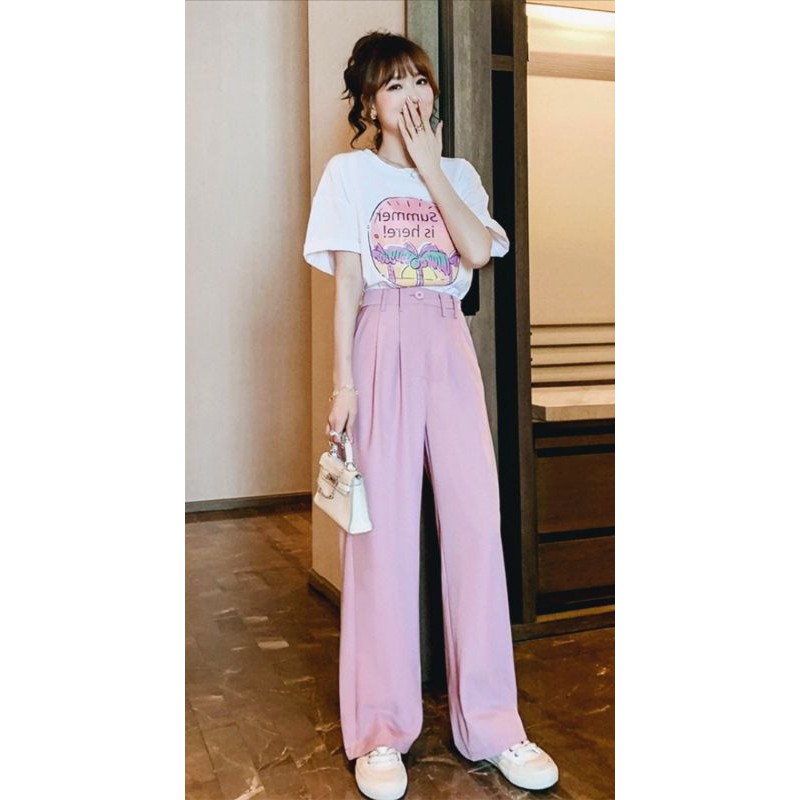 ÁO THUN PHOM RỘNG IN HÌNH [LAN LAN]