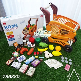 [ SALE SỐC XẢ KHO GIẢM 30% ] Xe đẩy siêu thị Home SuperMarket 42pcs