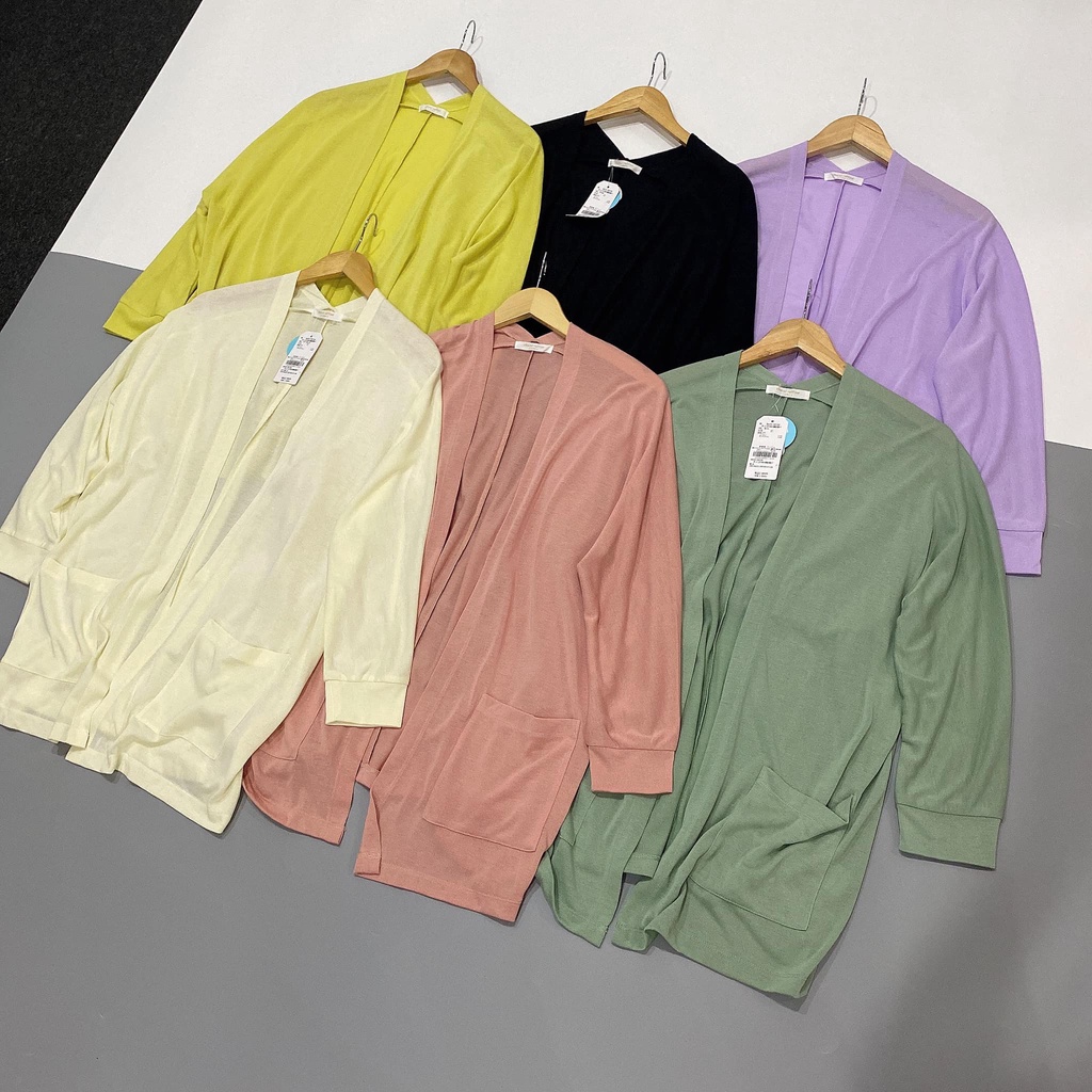 Áo khoác len cardigan xuất Nhật dư xịn