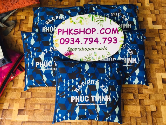 Bạt phủ trùm xe Phúc Thịnh(ảnh thật) hoa văn dùng cho tất cả dòng xe