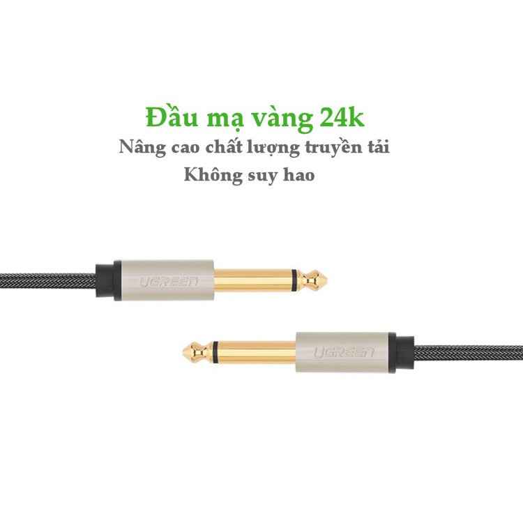 Cáp Audio 6,35mm Dài 3m Ugreen 10639
