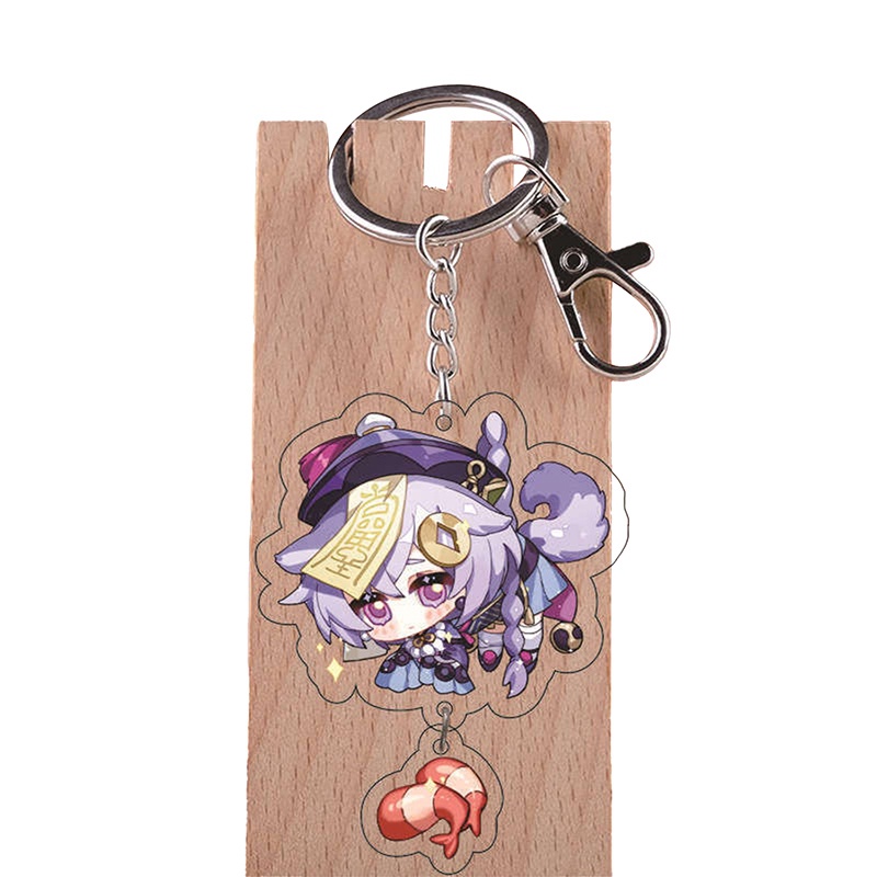 Móc Khóa Hình Chibi Bằng Kim Loại