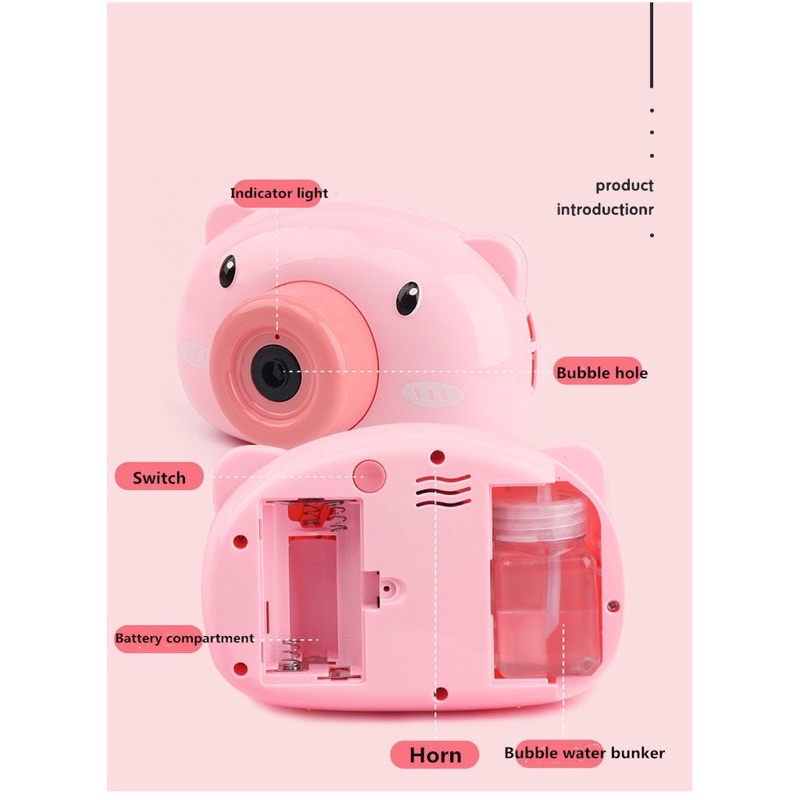 Đồ Chơi Máy Ảnh Bắn Bong Bóng Cho Bé
