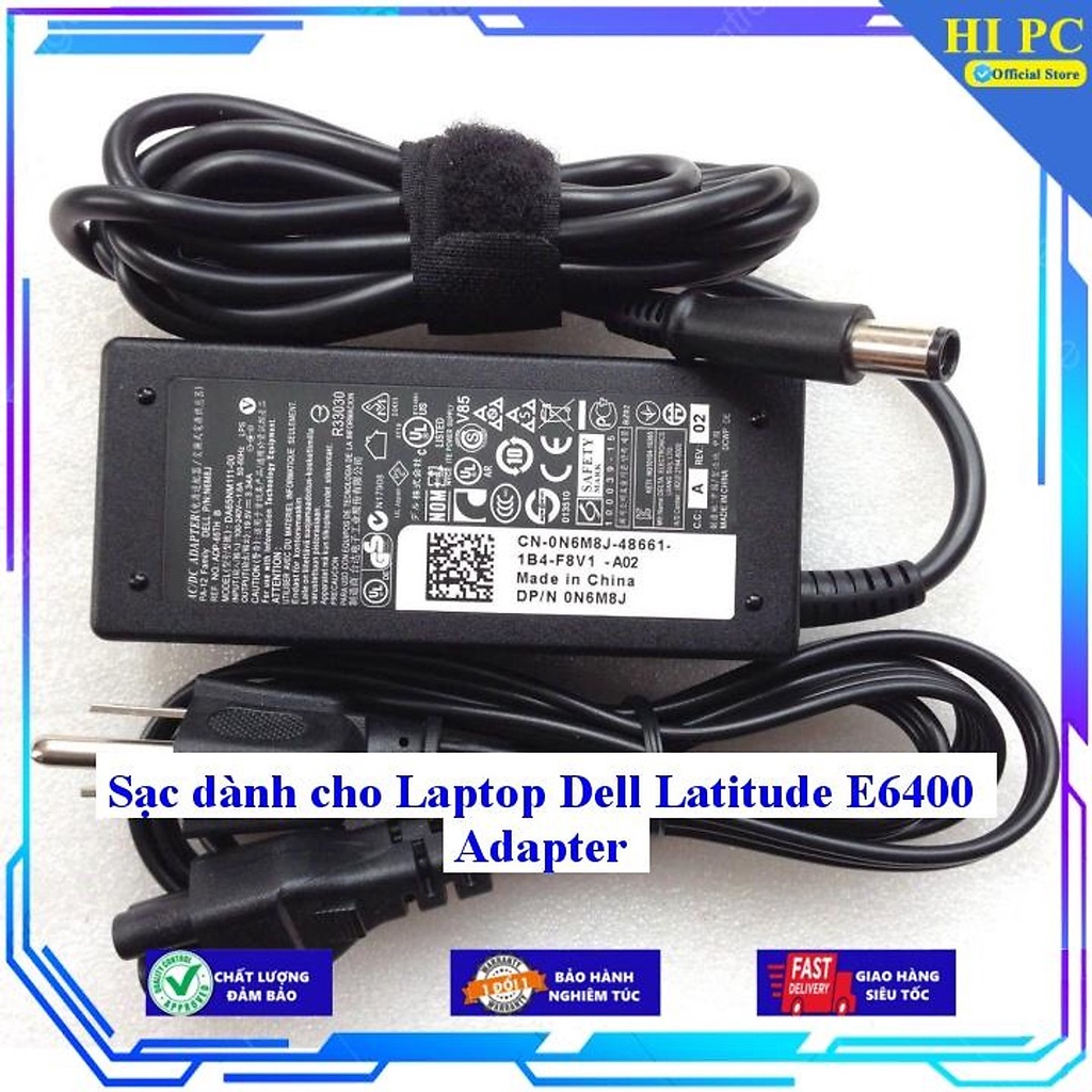 Sạc dành cho Laptop Dell Latitude E6400 Adapter - Hàng Nhập khẩu