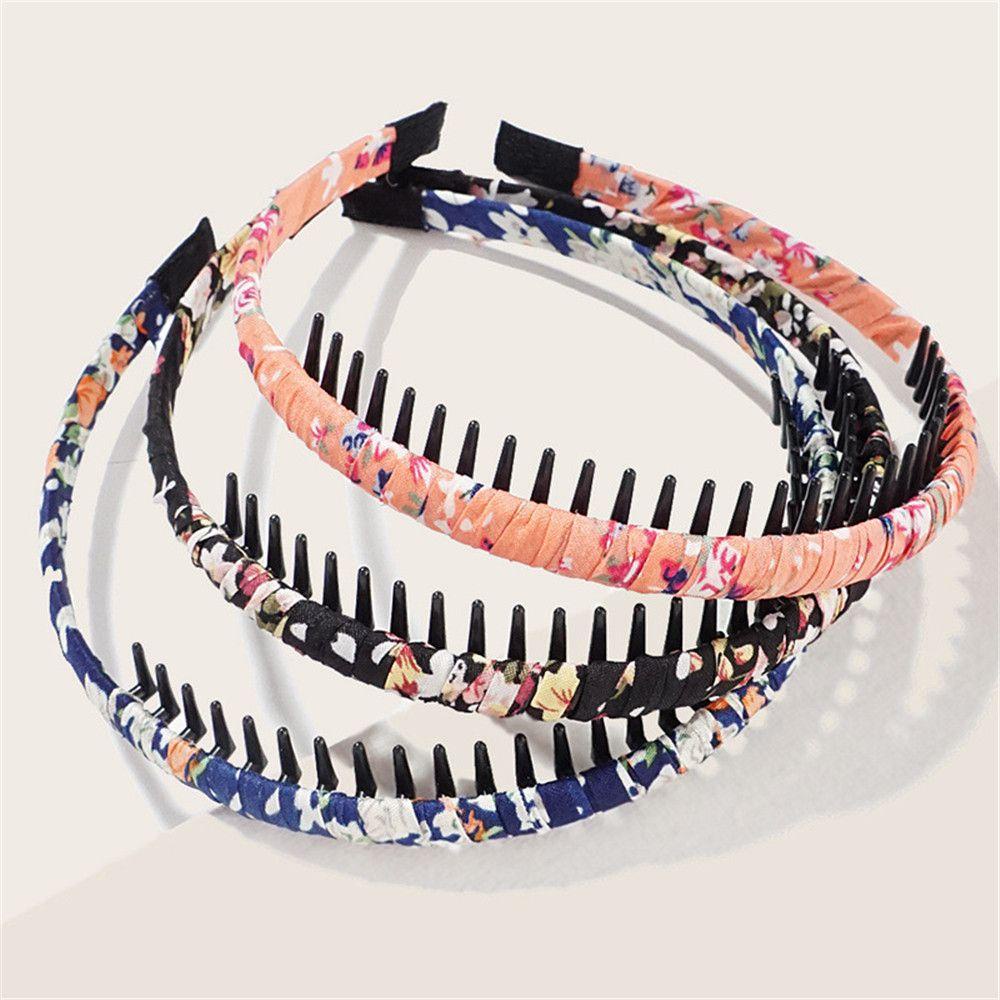 Lược Cài Tóc Chống Trượt Có Răng Thời Trang