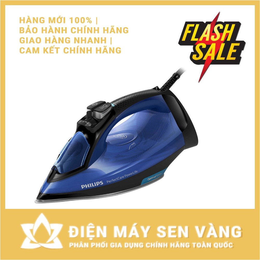 Bàn ủi hơi nước Philips GC3920 2500W - Made in Indonesia (Màu xanh đen)