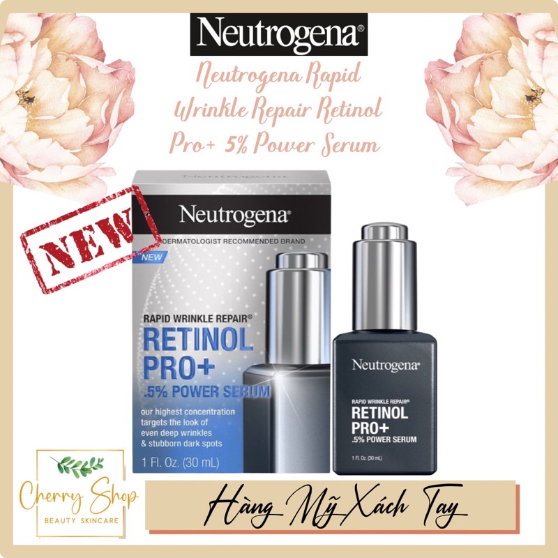Tinh chất chống lão rõ rệt Neutrogena Rapid Wrinkle Repair Retinol Pro + 5% Power Serum (30ml)