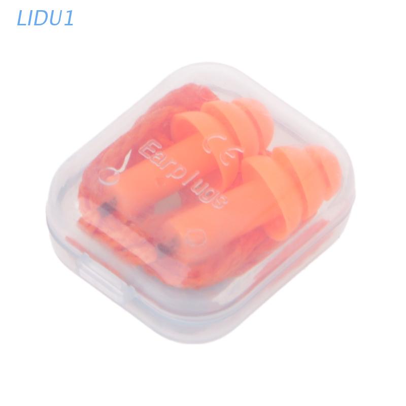 Nút bịt tai silicon mềm có dây giảm tiếng ồn LIDU1