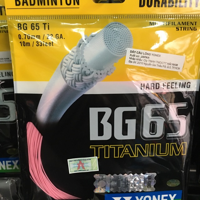 Cước gói yonex BG 65 titanium