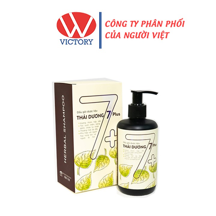 Dầu Gội Dược Liệu Thái Dương 7 Plus (Chai 100ml) - Giúp Tóc Suôn Mềm, Bồng Bềnh Và Khỏe Tự Nhiên - Victory Pharmacy