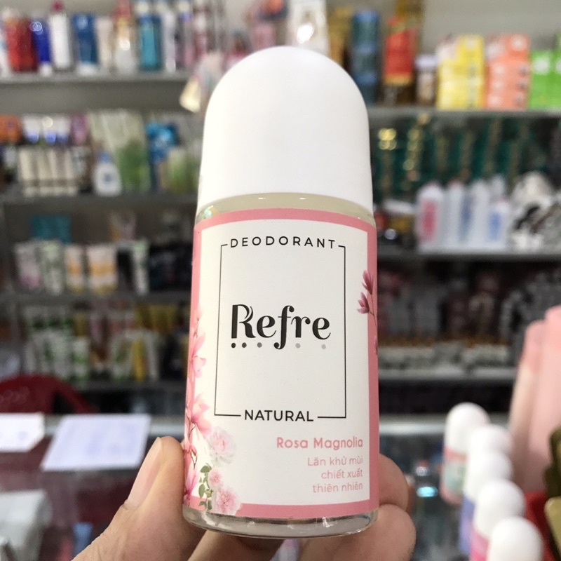 Lăn Khử Mùi Refre Natural Chiết Xuất Thiên Nhiên 40ml