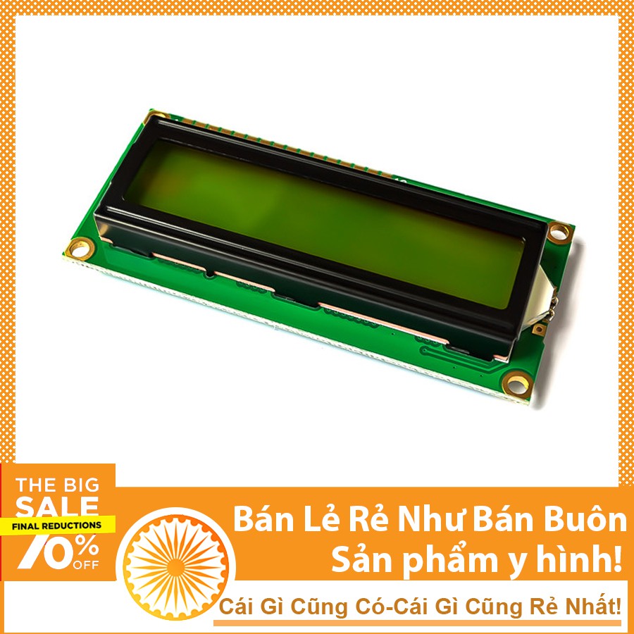 Màn Hình Xanh Lá LCD 1602 Điện Áp 5V DC Sử Dụng Arduino | BigBuy360 - bigbuy360.vn