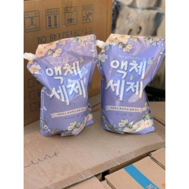 Nước giặt BLUE Hàn Quốc, túi 2kg( hàng chuẩn)