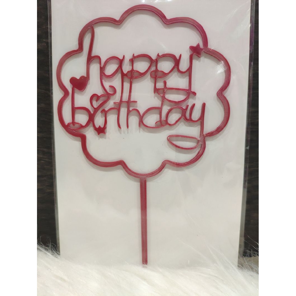 Mica HPBD uốn lượn tim sao đỏ