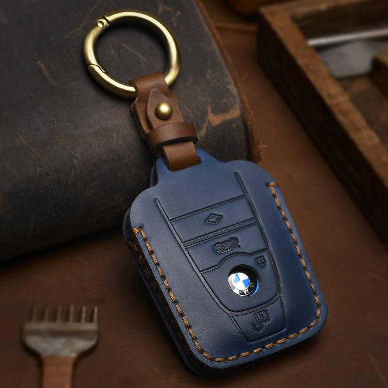 Thích hợp cho BMW i3 Chìa khóa i8 Xe điều khiển từ xa năng lượng mới Da thật Túi đặc biệt Túi chìa k