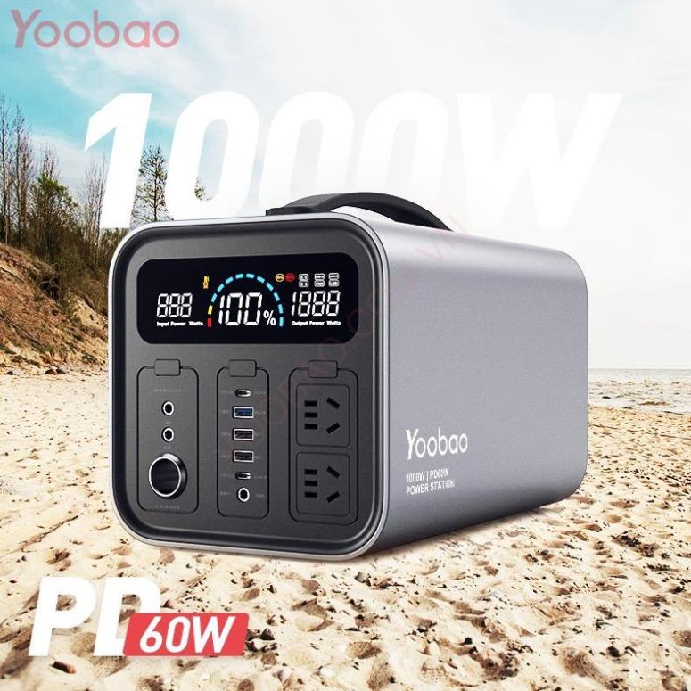 Trạm Sạc Dự Phòng 280800mAh AC220V/1000W Yoobao EN1000S