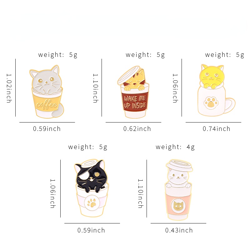 Ghim Cài Áo Hình Ly Trà Sữa Dễ Thương