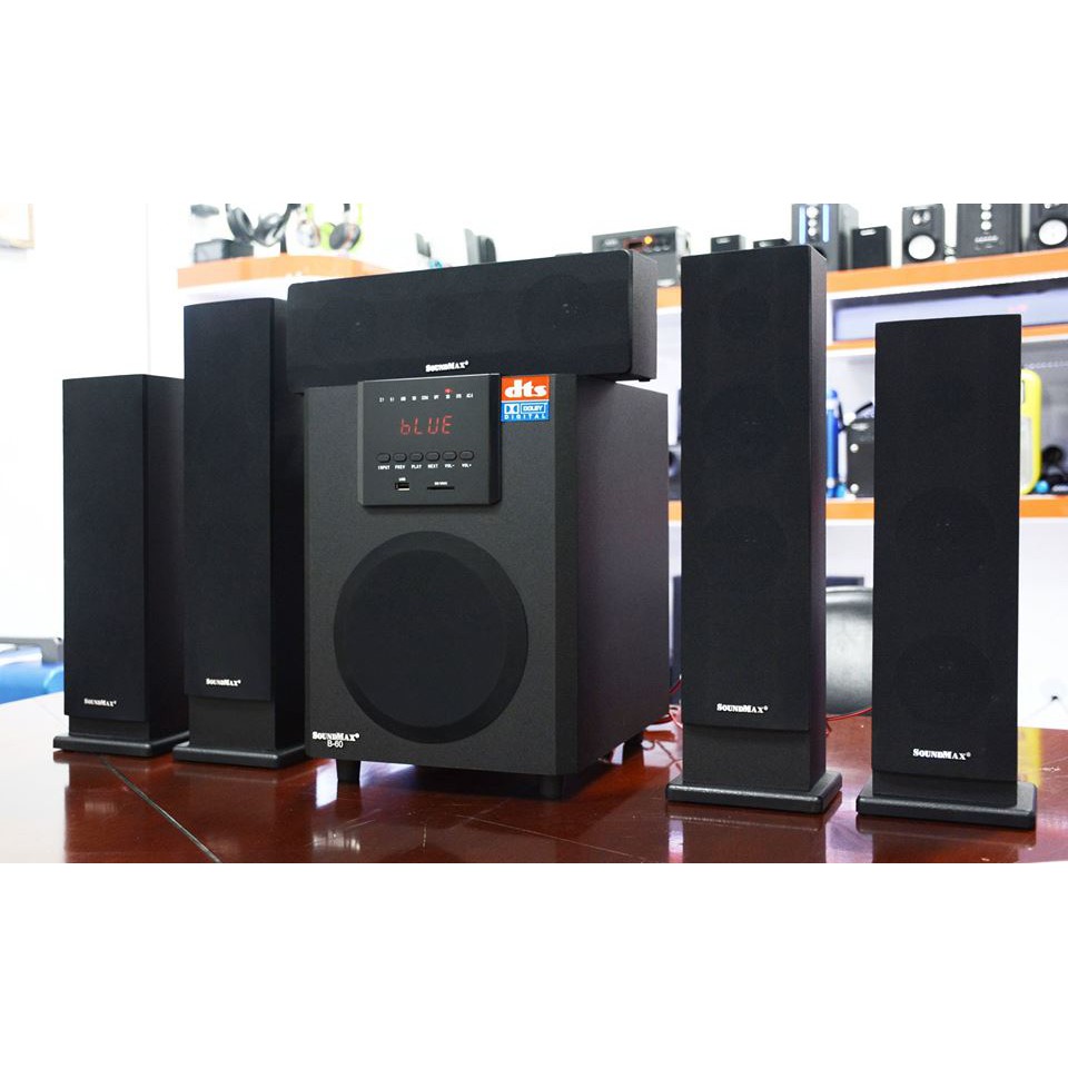 Loa Bluetooth cao cấp Soundmax B60 - 5.1/ USB, SD Card, Bluetooth (Hàng chính hãng)