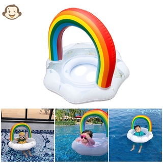 Phao bơi hình cầu vồng dễ thương cho bé