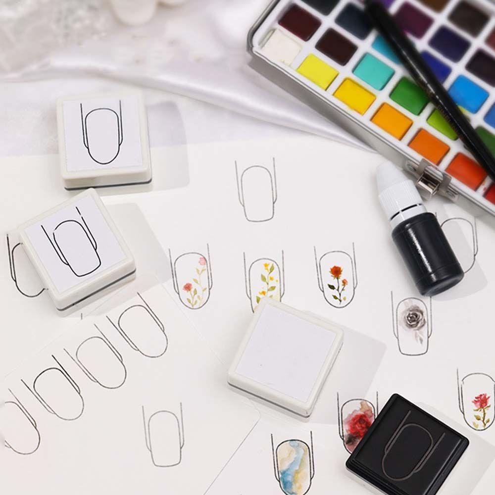 Con Dấu Trang Trí Móng Tay Nghệ Thuật Chuyên Nghiệp Dạng Vuông