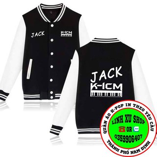 áo khoác JACK KICM, áo khoác bóng chày JACK KICM, in theo yêu cầu