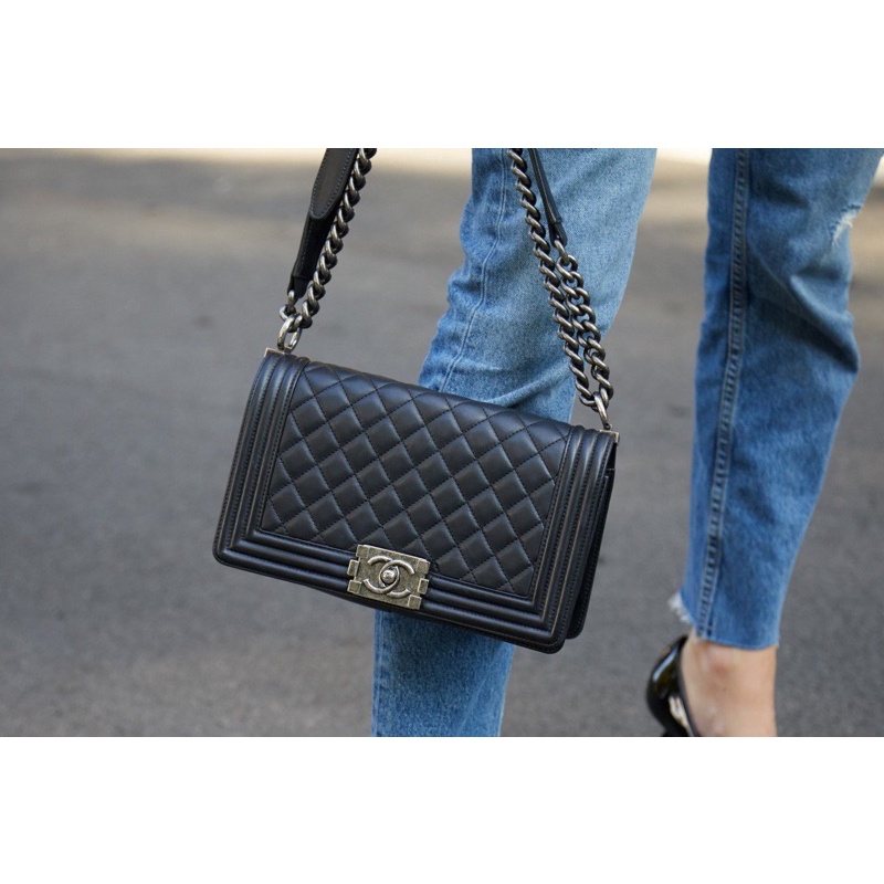 Túi si da thật CN boy