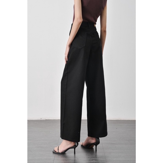 Quần jean cotton form straight Routine