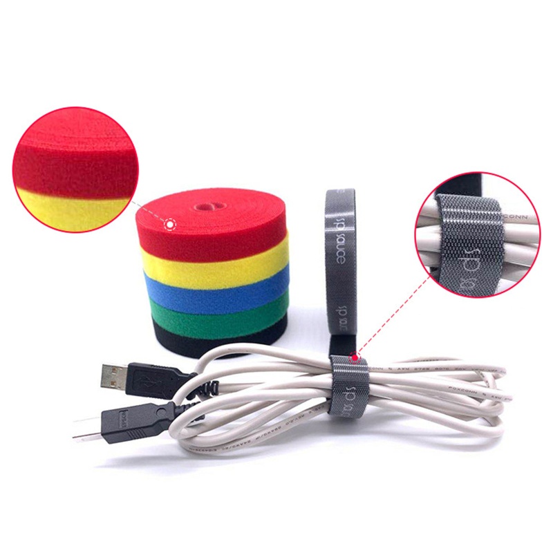 1 Cuộn Dây Quấn Cáp Bằng Nhựa Nylon Có Thể Tái Sử Dụng